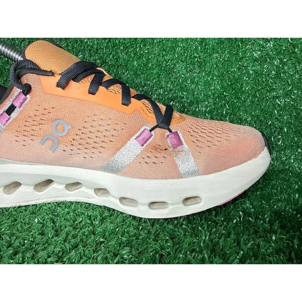 On Cloudsurfer 2 Women Tangerine Orange Ivory Running Shoe 3WF10103126 Size 8.5